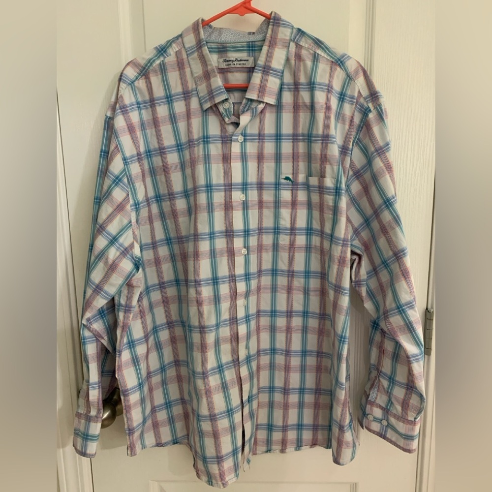 Tommy Bahama Men's Multicolor Plaid Shirt
